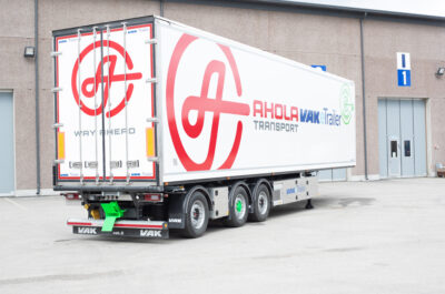 Ahola Transport first transport company in Finland to take the electrically assisted eTrailer into use  