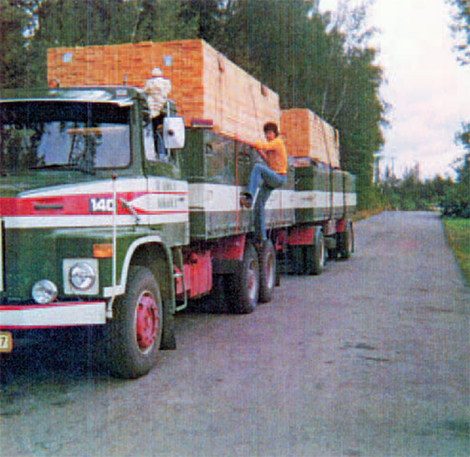 One of the first trips with this rig in the summer of 1975.