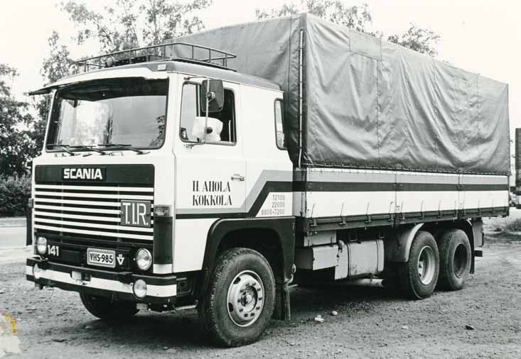 Scania LBS 141 for fish transport from Northern Norway