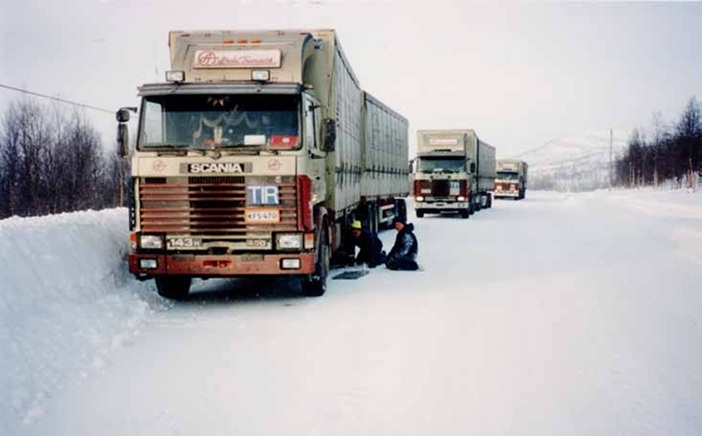 Fish freight from Norway to Finland