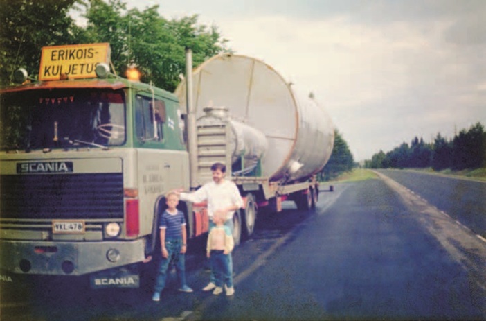 Trucking in Norway in the 80s
